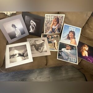 Taylor Swift Album Collection - Black, White, Purple Covers